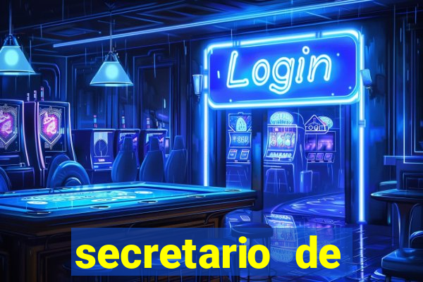 secretario de esporte salario